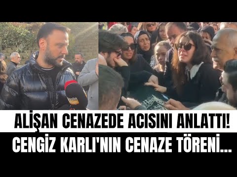 Alişan, Elif Karlı'nın cezaevinde vefat eden eşi Cengiz Karlı'nın cenazesinde konuştu!