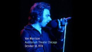 Van Morrison Live 1974 Chicago IL