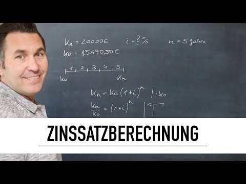 Wie berechne ich den Zinssatz? | Zinssatzberechnung | Finanzmathematik