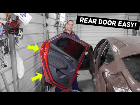 HOW TO REPLACE REAR DOOR ON A CAR