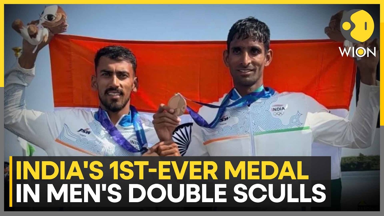 India Claims First-Ever Medal in Men's Double Sculls | WION News
