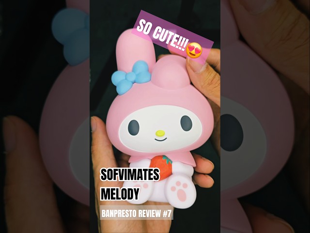 Vídeo relacionado con Banpresto Figura de Acción My Melody Sanrio - Characters Sofvimates, 14 cm - BP28519P Multicolor. Estatua Coleccionable, Regalo óptimo para los fanáticos de Sanrio y coleccionistas.