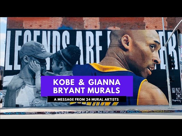 WATCH: Kobe mural artists honor Bryant on death anniversary