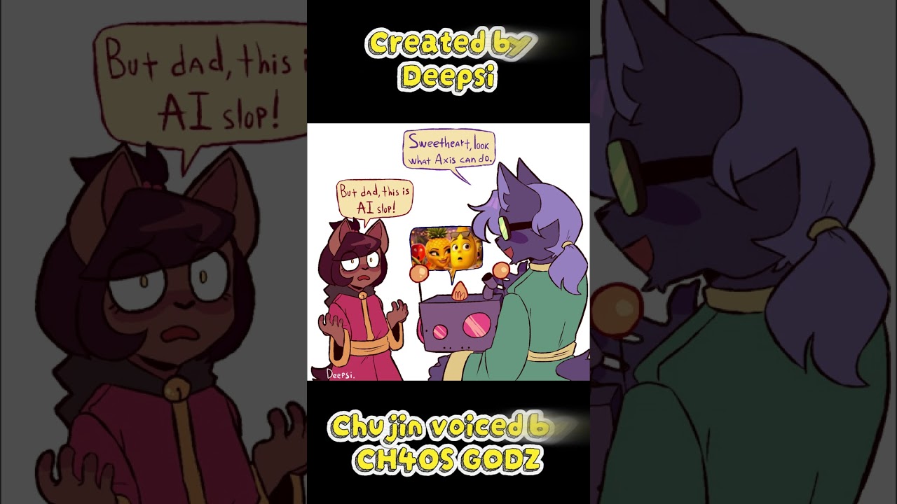 Chujin Corrupted Axis with THE BAD AI - Undertale Yellow Comic Dub