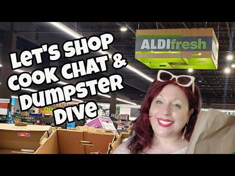 🛒 Come  Shop, Dumpster Dive, Cook with Me at Aldi! 🍴 #BudgetCooking #aldisfinds #aldi