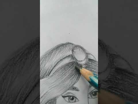 Drawing Princess Jasmine || #Shorts || Simple Arts With Mufeeda ||