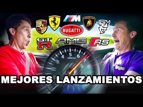 Bugatti Chiron vs Rimac Nevera vs Aventador SVJ – ¡los mejores LANZAMIENTOS carwow!