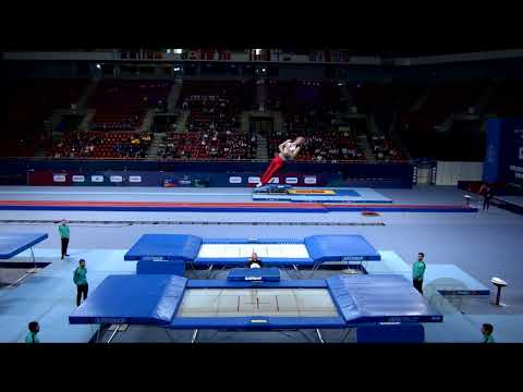 VOGEL Fabian (GER) M - 2022 Trampoline Worlds, Sofia (BUL) - Q2 Trampoline