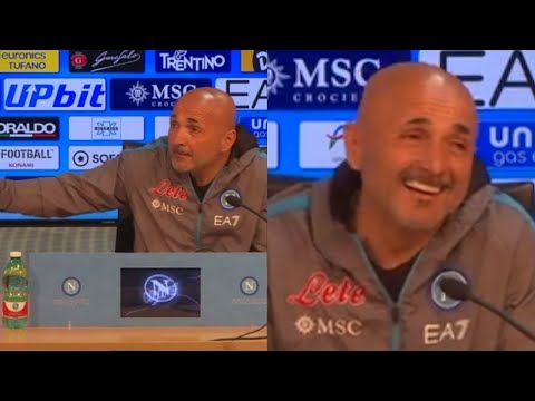 Spalletti stops the journalist: "You can't say that!" 😮 Then he mocks: "You have these volumes he...