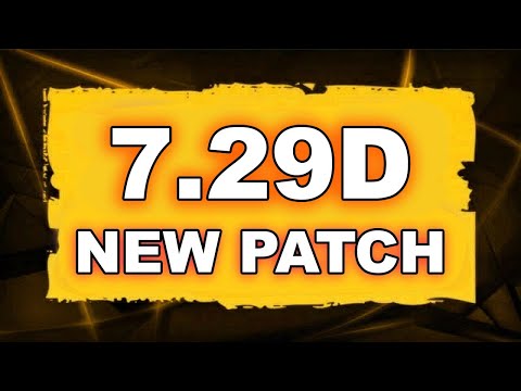 NEW Dota 2 7.29d PATCH!