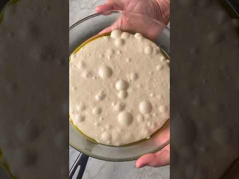 100% Hydration Sourdough Focaccia #sourdough