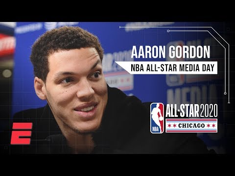 アーロン・ゴードン 2020年NBAオールスターメディアデイインタビュー｜NBA on ESPN (Aaron Gordon 2020 NBA All-Star Media Day Interview | NBA on ESPN)