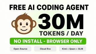 30 MILLION Free Tokens Per Day!  This Free AI Coding Agent Is Insane (MonkeyCode)
