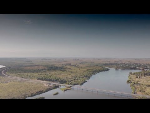 Se inauguró un puente sobre el río Negro
