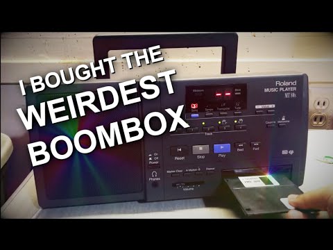 ROLAND MT-80S MIDI Player Synthesizer Workstation MIDI Boombox image 3