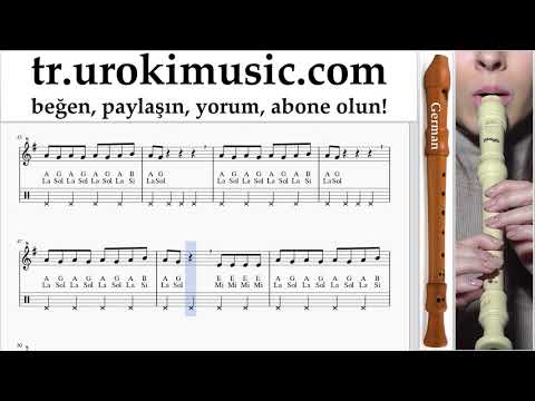 Blok flüt dersleri (G.) Lele Pons - Celoso Notalar Eğitim um-i723