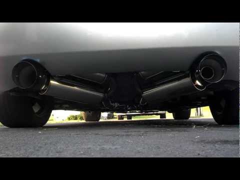 Nissan 350Z Track Model with genuine HKS HiPower Exhaust front to back