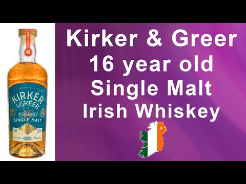Kirker & Greer 16 year old single malt Irish whiskey review #359  from WhiskyJason
