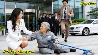 Tinulungan ko si lolang tagalinis—bilyonarya pala! Pinakasal ako sa apo niyang CEO, instant yaman!