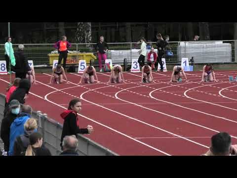 100m kobiet bieg 2 - Poznań 20210508