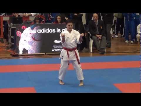 Campeonato de España Senior 2.013 - Final Kata Individual Masculino - Quintero Vs Carbonell