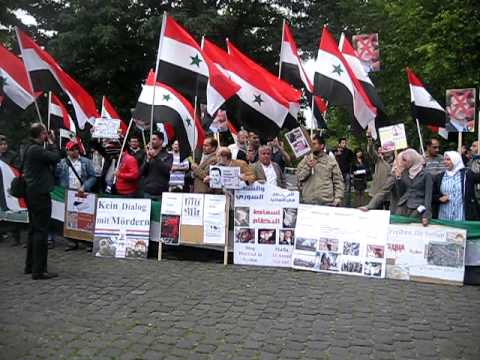 Demo vor dem alten syrischen Botschaft - Bonn 9.8.2011