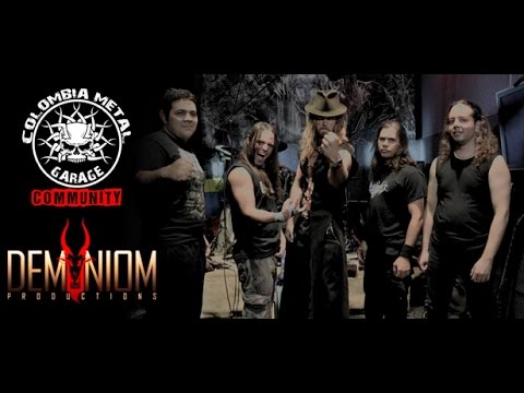 AT ODDS WITH GOD- REBORN TO DIE (COLOMBIA METAL GARAGE  DEMUNIOM PRODUCTIONS)
