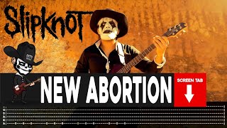 【SLIPKNOT】[ New Abortion ] cover by Masuka | LESSON | GUITAR TAB