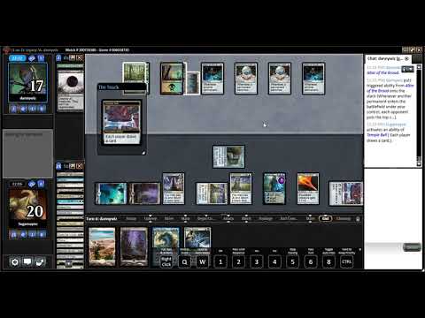 OPPONENT SCOOPS TO INFINITE TURNS!!  TIME SIEVE COMBO!  Magic: The Gathering Online