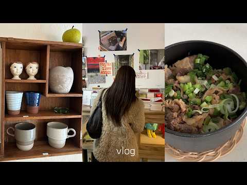 vlog | 연희동이 좋다! | 우삼겹솥밥 만들기 | 취업현황...🤬 | 뜻밖의 혼밥🍛