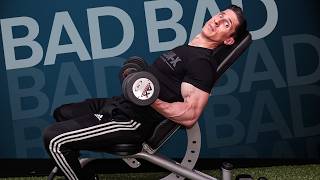 Stop F*cking Up Incline DB Curls (PROPER FORM!)