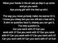 Chris Brown - Work wit it (Lyrics on screen ...