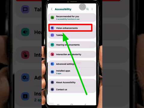 How to off samsung colour inversion | Samsung Black and white display setting #shorts