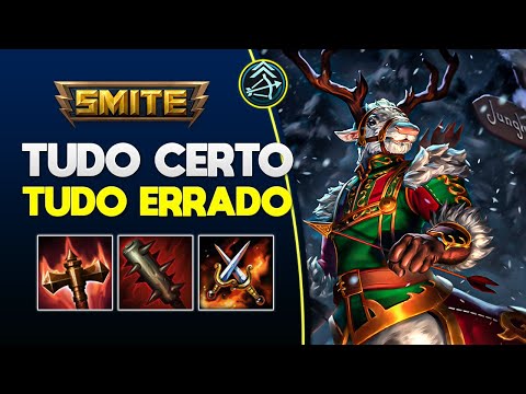 Tava tudo dando certo, depois tudo dando ERRADO! QUÍRON/CHIRON ADC - ⚡ Smite BR Ranked Conquista