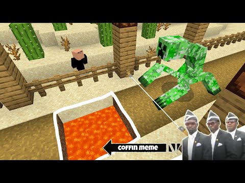 Traps for Mutant Creatures in Minecraft Part 3 - Coffin Meme