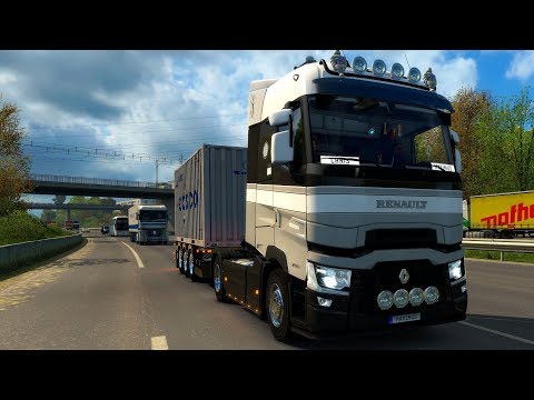 ETS2 Container Transport mit dem Renault Range T 🚚 [1215] Euro Truck Simulator 2