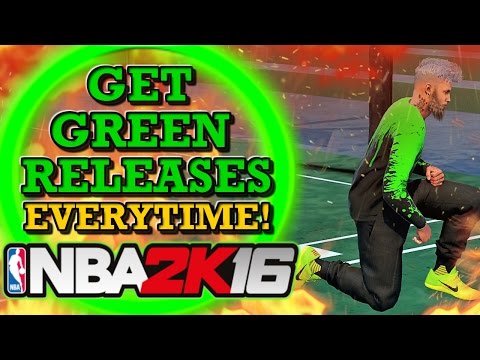 NBA 2K16 GET GREEN RELEASES EVERY TIME!! (TIPS TO MAKE EVERY SHOT!!)