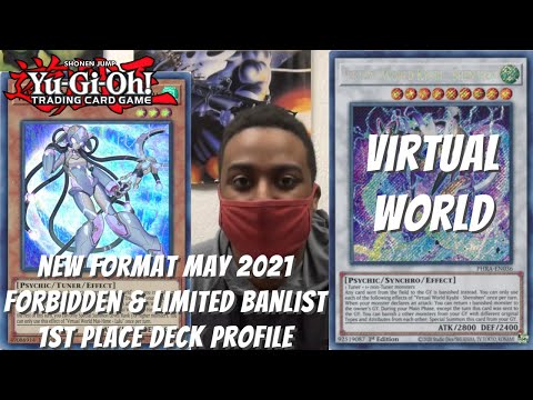 Yugioh New Banlist May 2021 Format Locals 1st Place Deck Profile - Virtual World - Joshua Jones