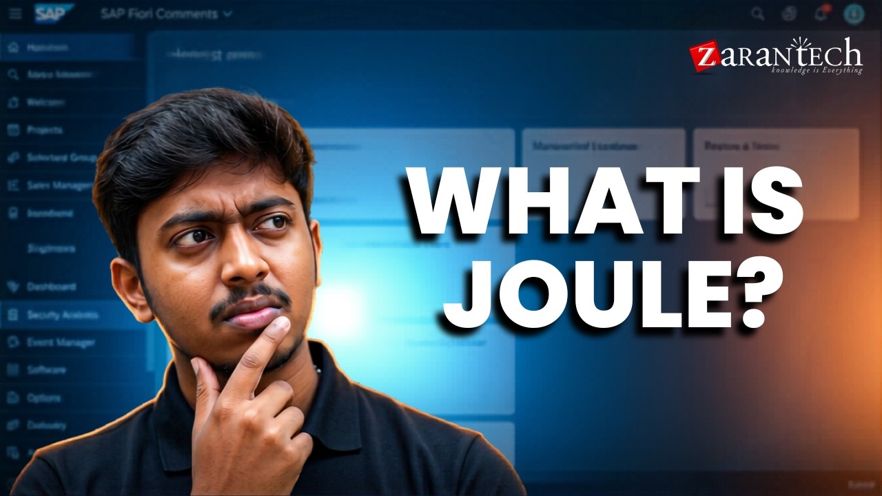 What is SAP Joule | How SAP Joule Works | ZaranTech