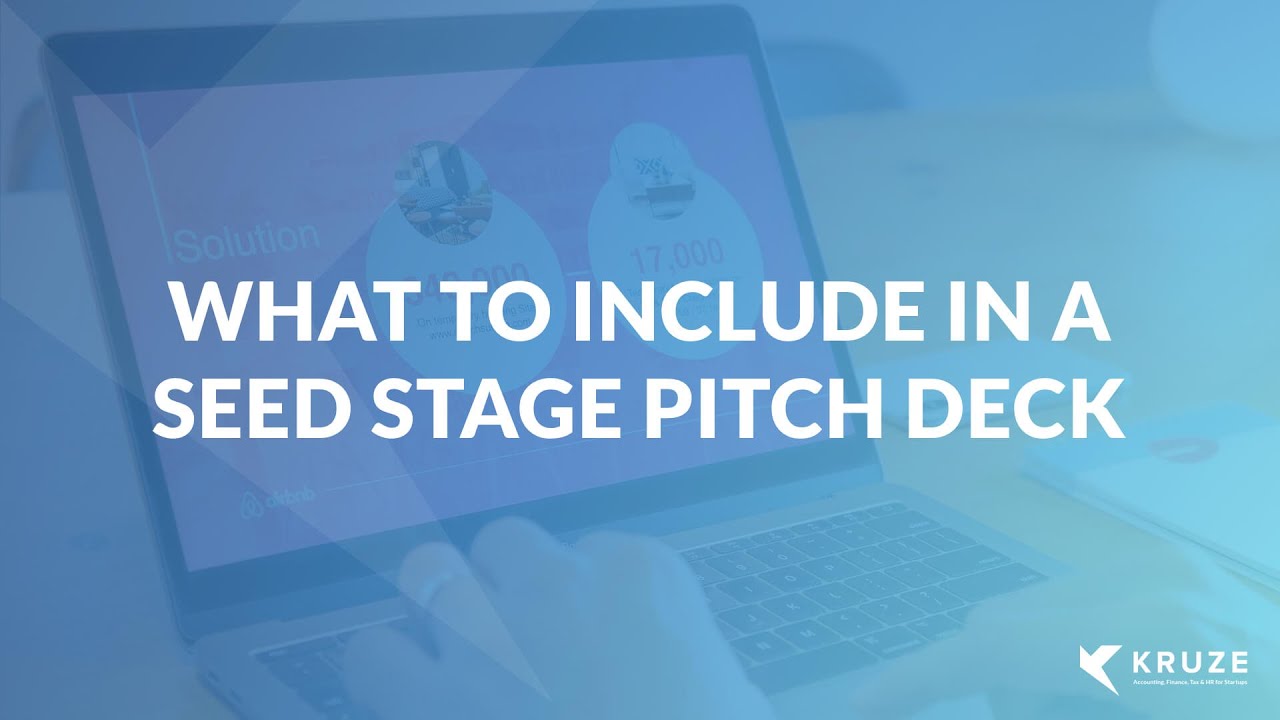 Accounting Dictionary Video: What to include in a seed stage pitch deck