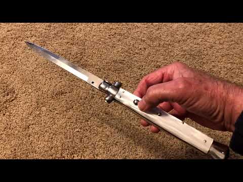 Frank B 13” Stiletto Italy pearl new unboxing