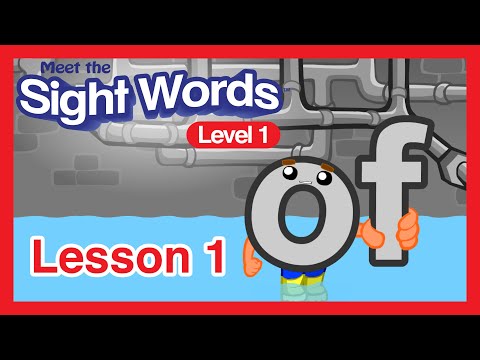 Meet the Sight Words Level 1| Lesson 1: of, the, it, & he | Preschool Prep Company