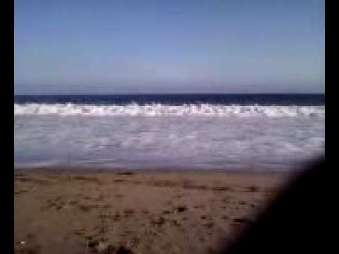 california beach - ocean waves