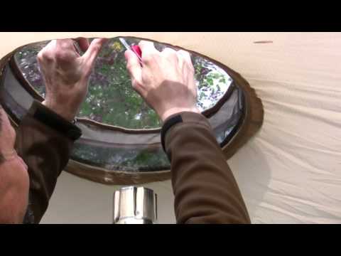 Tunnelzelt mit Zeltofen