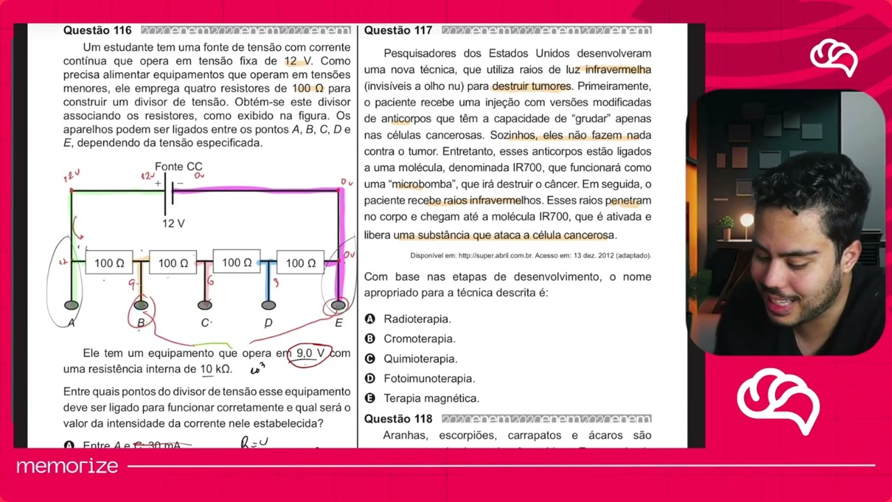 Resolução em Vídeo — Questão 117 ENEM 2020