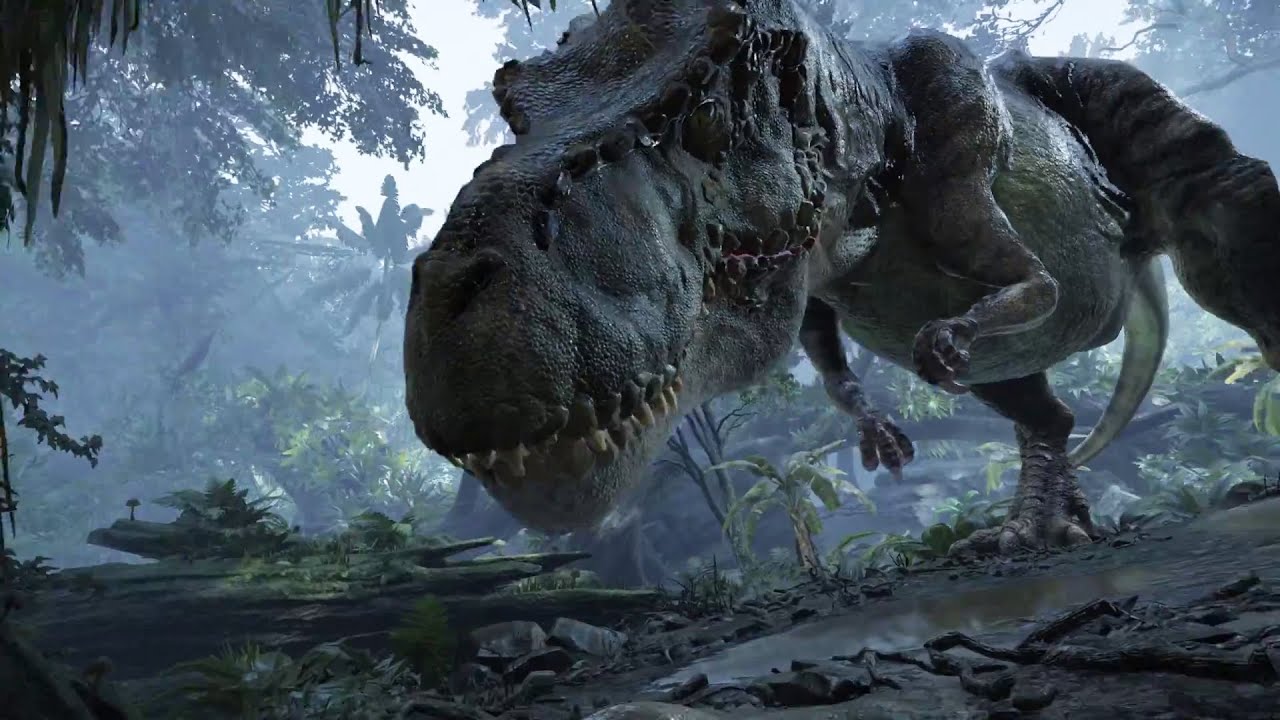 Crytek's Back to Dinosaur Island VR Demo (Direct Feed) - YouTube