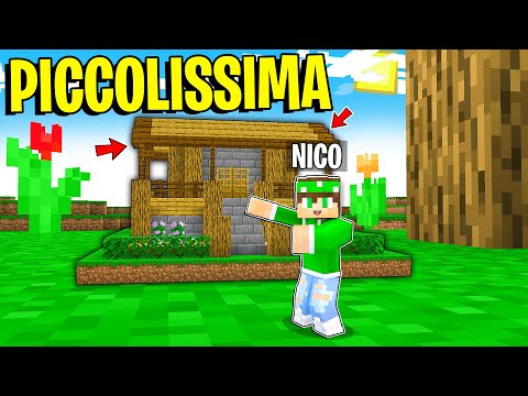 HO COSTRUITO LA CASA PIÙ PICCOLA IN UN SOLO BLOCCO! - Minecraft ITA