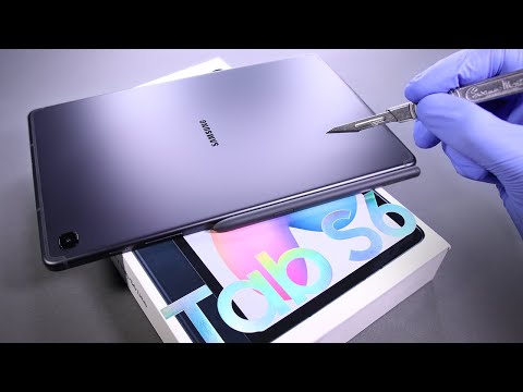 Samsung Galaxy Tab S6 Lite Unboxing - ASMR
