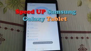 How to Speedup Samsung Galaxy Tablet