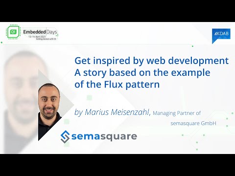 Qt Embedded Days - Get inspired by web development: A story based on the example of the Flux pattern